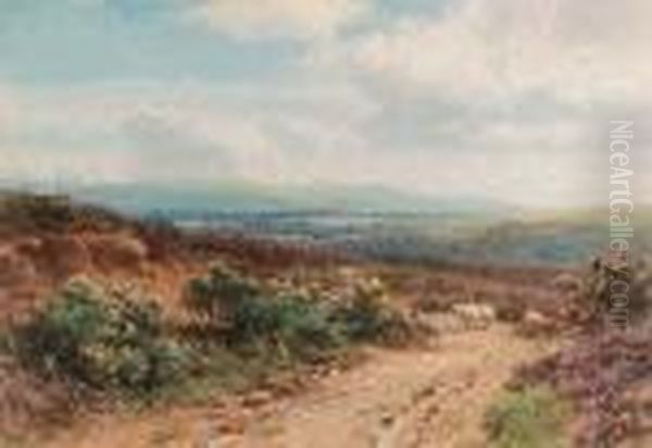 A View Near Midhurst, Sussex Oil Painting by Harry Sutton Palmer