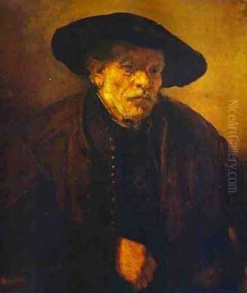 Portrait Of Rembrandts Brother Andrien Van Rijn 1654 Oil Painting by Harmenszoon van Rijn Rembrandt