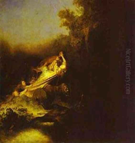 The Abduction Of Proserpine 1631 Oil Painting by Harmenszoon van Rijn Rembrandt