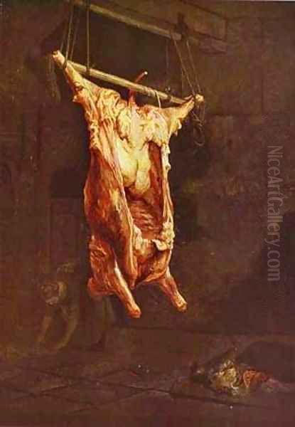 The Slaughtered Ox 1638 Oil Painting by Harmenszoon van Rijn Rembrandt