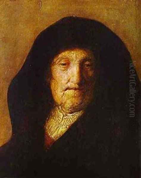 Portrait Of Rembrandts Mother 1630 Oil Painting by Harmenszoon van Rijn Rembrandt