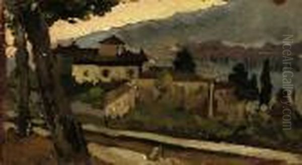 Vecchio Borgo Oil Painting by Ruggero Panerai