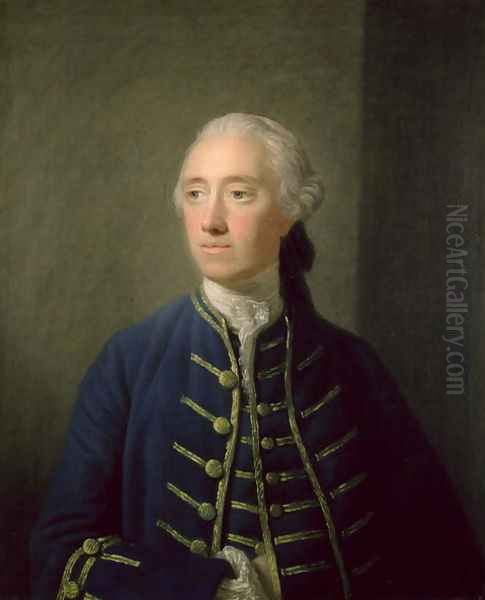 James Fitzgerald 1722-73 20th Earl of Kildare Oil Painting by Allan Ramsay