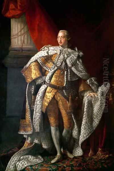 King George III 1738-1820 c.1762-64 Oil Painting by Allan Ramsay