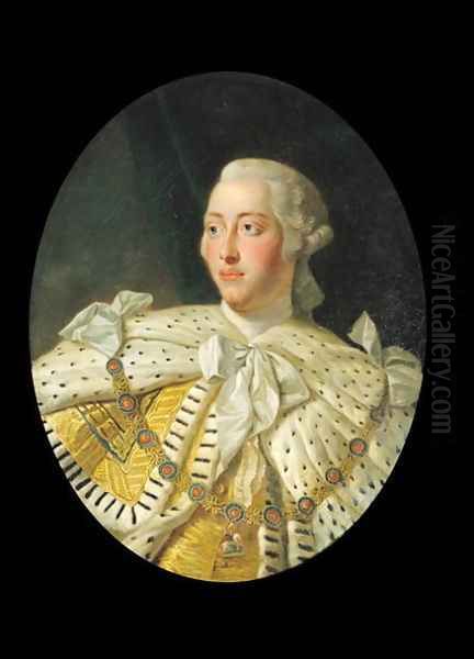 Portrait of King George III 1738-1820 after 1760 Oil Painting by Allan Ramsay