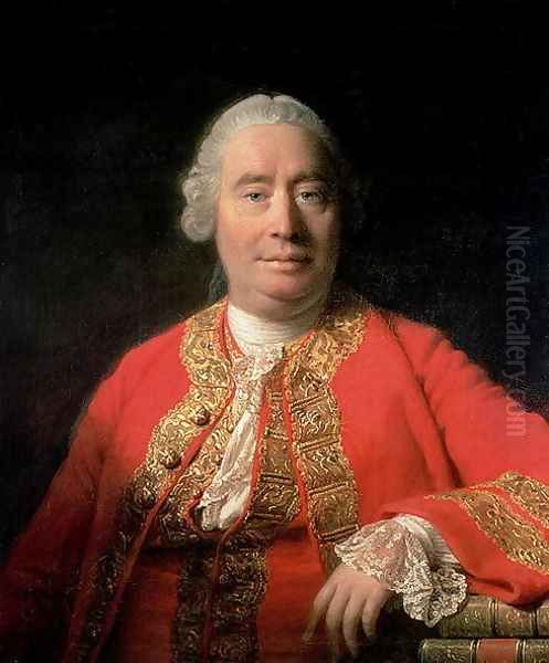 David Hume 1711-76 1766 Oil Painting by Allan Ramsay