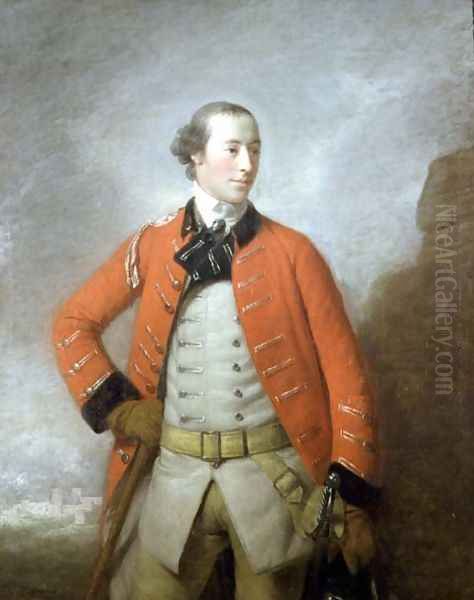 Portrait of Captain Sir William-Peer Williams, Bt., c.1759 Oil Painting by Allan Ramsay