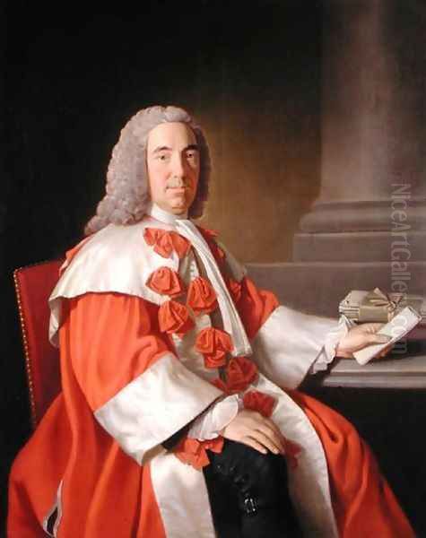 Alexander Boswell 1706-82 Lord Auchinleck, c.1754-55 Oil Painting by Allan Ramsay