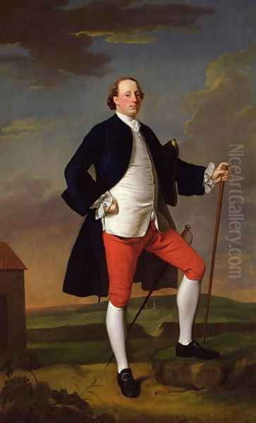 John Manners, Marquess of Granby, 1745 Oil Painting by Allan Ramsay