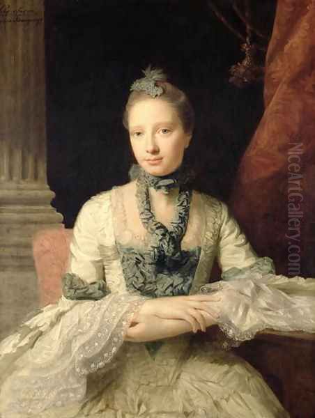 Lady Susan Fox-Strangways, 1761 Oil Painting by Allan Ramsay