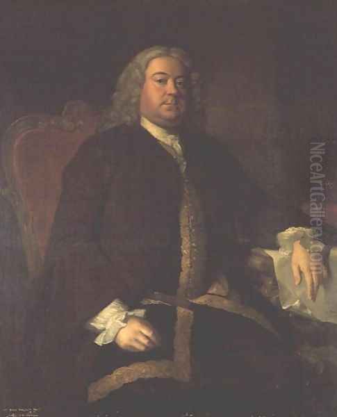 Sir James Dalrymple, Bt. M.P. Oil Painting by Allan Ramsay