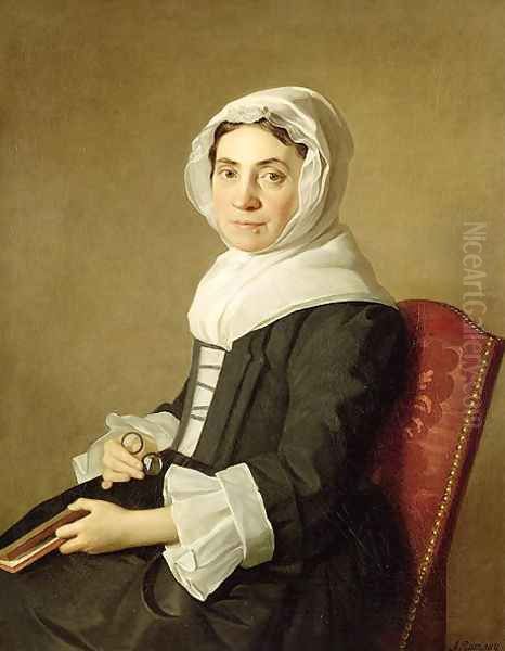 Mary Adam, 1754 Oil Painting by Allan Ramsay