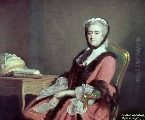 Lady Holland, 1766 Oil Painting by Allan Ramsay