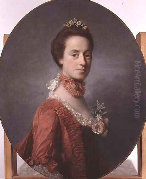 Lady Mary, wife of Lord Robert Manners 1737-1819 Oil Painting by Allan Ramsay