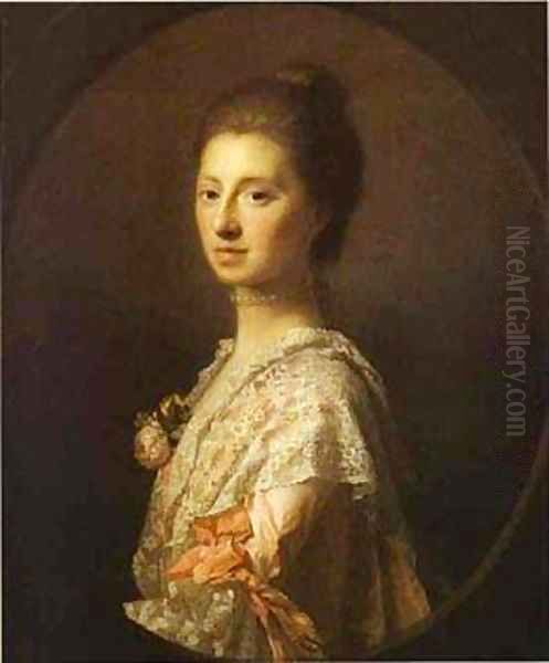 Portrait Of Anne Bruce Mrs Bruce Of Arnot 1765 Oil Painting by Allan Ramsay