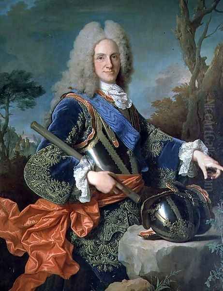 Portrait of Philip V 1683-1746 Oil Painting by Jean Ranc