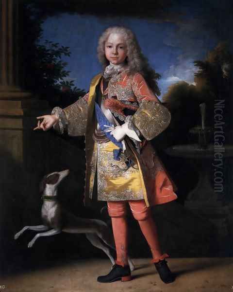 Ferdinand VI as Prince Oil Painting by Jean Ranc