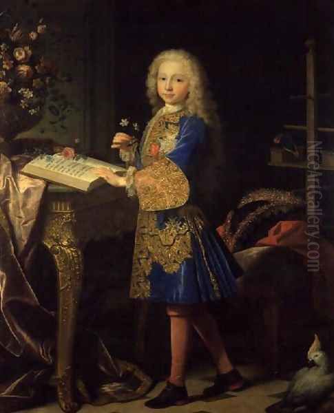 Charles III 1716-88 as a Child, 1725-35 Oil Painting by Jean Ranc