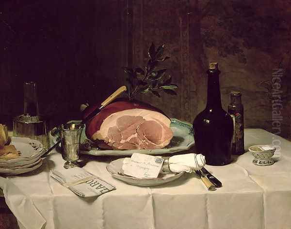 Still Life Oil Painting by Philippe Rousseau