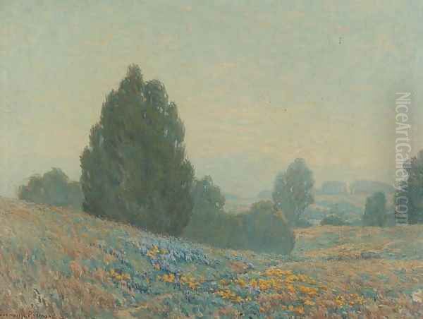 Hills of Marin Oil Painting by Granville Redmond