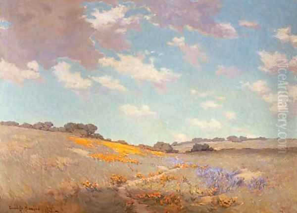 California Hills Oil Painting by Granville Redmond