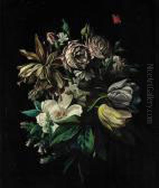 A Summer Bouquet Oil Painting by James Stuart Park