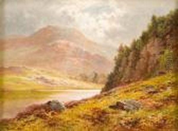 Paesaggio Di Loch Arklet Oil Painting by Henry Hillier Parker