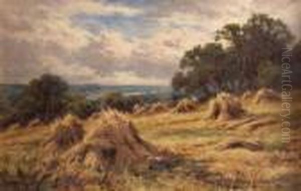 The Sussex Coast Oil Painting by Henry Hillier Parker