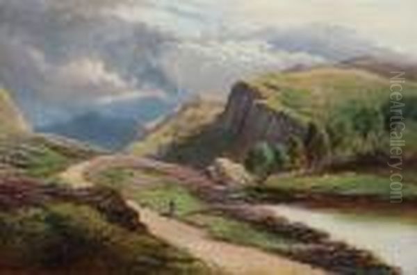 Scottish Landscape Oil Painting by Henry Hillier Parker