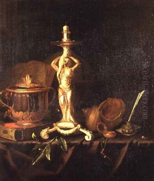 Still Life Oil Painting by Pieter Gerritsz. van Roestraten