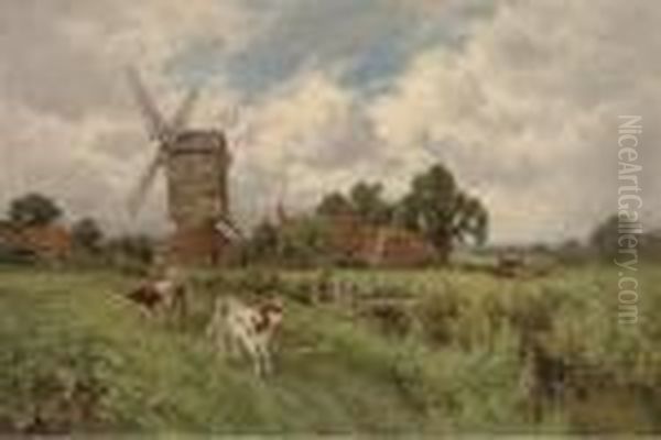 Changing Pastures Oil Painting by Henry Hillier Parker