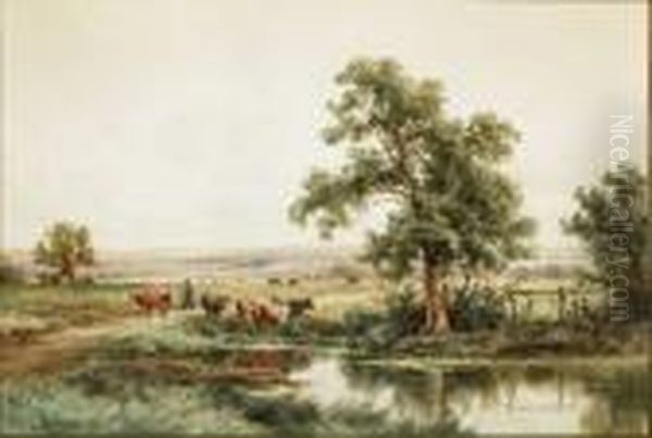 Landscape Oil Painting by Henry Hillier Parker