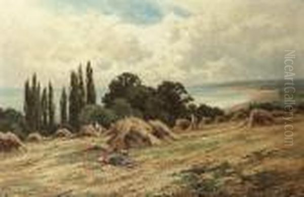 The Sussex Coast Oil Painting by Henry Hillier Parker