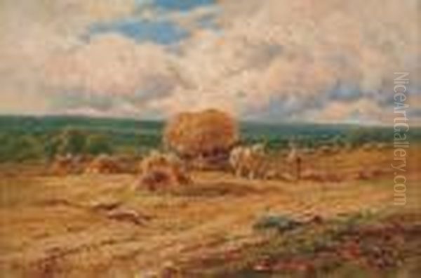 At Hindhead, Surrey Oil Painting by Henry Hillier Parker