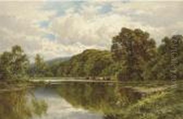 The Thames Near Henley Oil Painting by Henry Hillier Parker