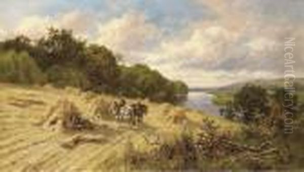 The Midday Rest Oil Painting by Henry Hillier Parker