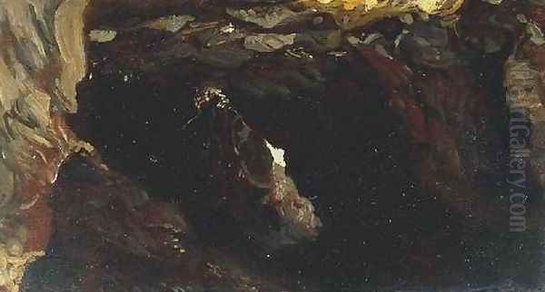 Cave, Tintagel Oil Painting by Sir William Blake Richmond