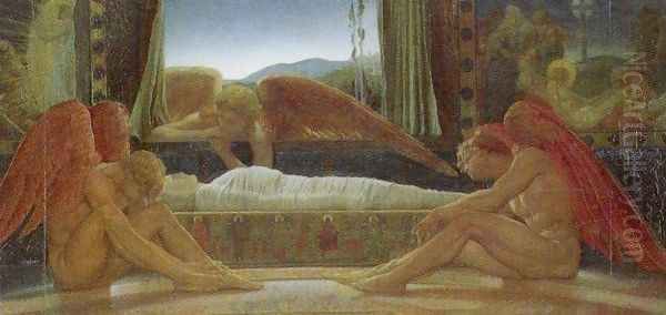 The Watchers Oil Painting by Sir William Blake Richmond