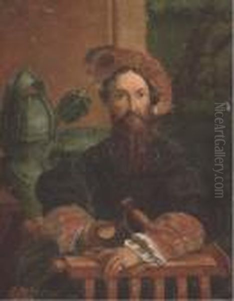 Portrait Of Galeazzo Sanvitale Oil Painting by Girolamo Francesco Maria Mazzola (Parmigianino)