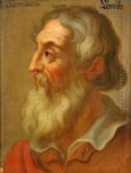 Apostel Oil Painting by Girolamo Francesco Maria Mazzola (Parmigianino)