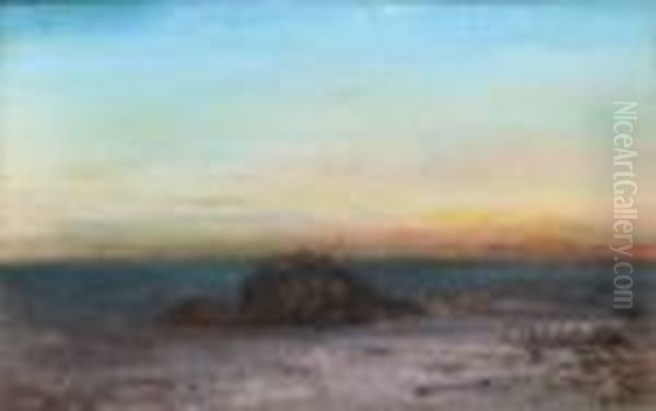 Levee Du Jour Dans Le Desert Oil Painting by Paul Pascal