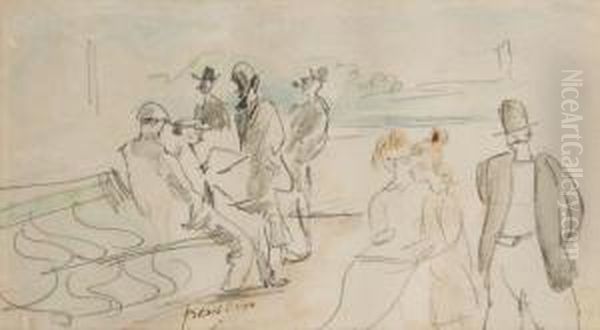 Scene De Rue by Jules Pascin