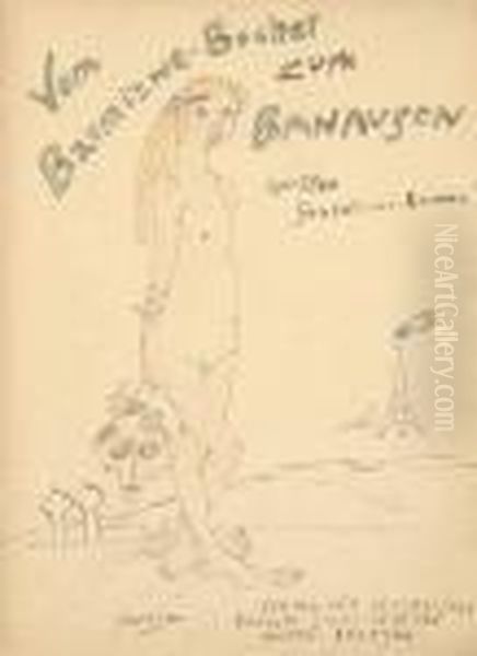 Vom Barmizwe-bocher Zum Banausen Oil Painting by Jules Pascin