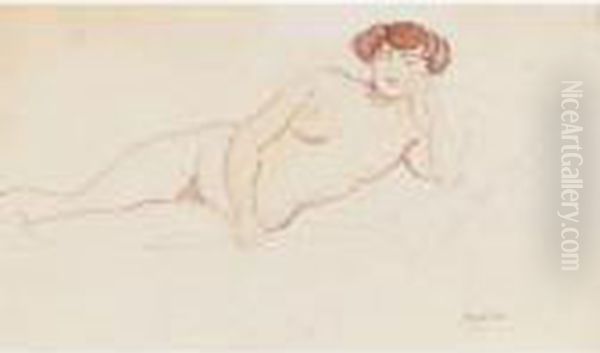 4 Dessins Oil Painting by Jules Pascin