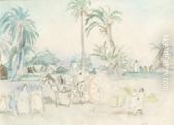 Cuba Oil Painting by Jules Pascin