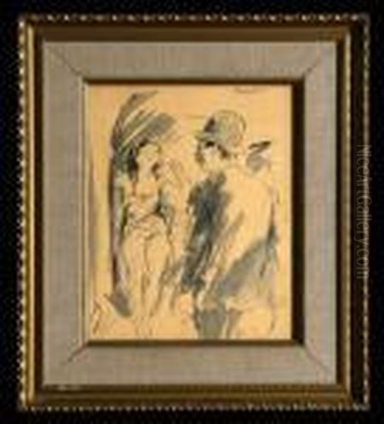 Le Client Oil Painting by Jules Pascin