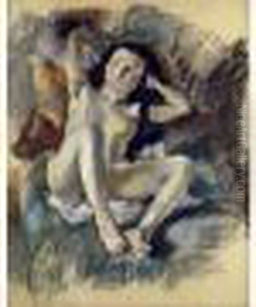 Vidin (bulgarie) - Paris Oil Painting by Jules Pascin