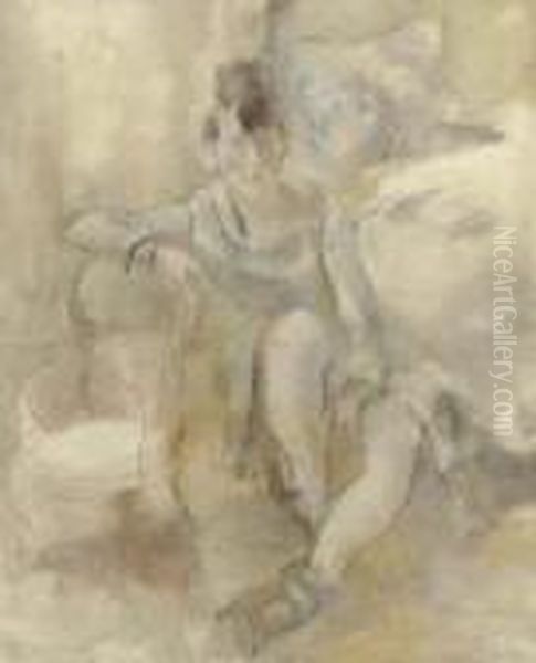 Bobette Oil Painting by Jules Pascin