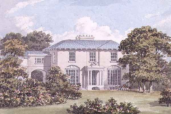 Design for the North Front of a House on Clapham Common for William Holme Oil Painting by Humphry Repton