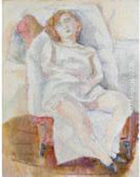 Encore Germaine Oil Painting by Jules Pascin